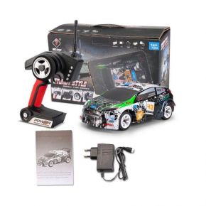 Wltoys 18428-C 1/18 Double Steering Gears RC Car with LED Light