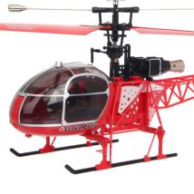 WLtoys V915 2.4G 4CH Scale Lama RC Helicopter RTF RED COLOR - RC Shop ...