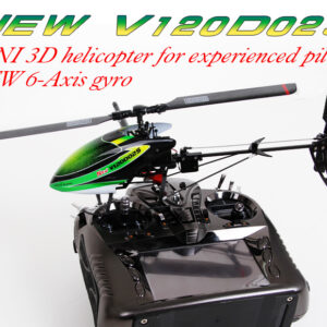 Walkera New V120D02S 6-Channel 3D 6-Axis Flybarless Brushless RTF with DEVO 7E Mode 2-0