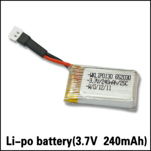 Walkera Super CP LIPO Battery 3.7v 240mah-0