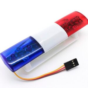 Police Car LED Lighting System Oval Style (Blue / Red)-0