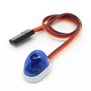 Police Car Style Single LED Light (Blue)-0