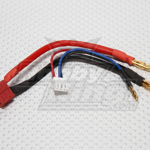 XT T-Connector Plug Harness for 2S Hardcase Lipo (1pc)-0