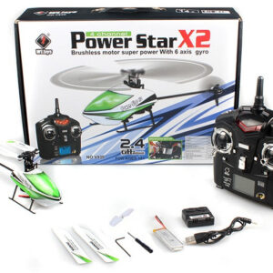 WLtoys V930 Power Star X2 4CH 6-Axis Gyro Brushless Flybarless RC Helicopter Mode 2-0