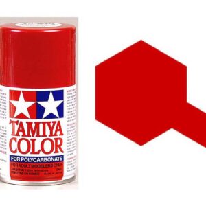 Tamiya PS15 Metallic Red Polycarbonate Spray Paint 100ml PS-15-0