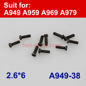 Wltoys A949 A959 A969 A979 Screws 10Pcs A949-38-0