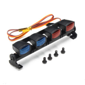 AUSTAR LED Aluminum Alloy Frame POLICE Lights For 1/10 1/8 RC Car -0