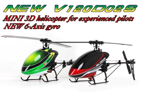 Walkera New V120D02S 6-Channel 3D 6-Axis Flybarless Brushless RTF