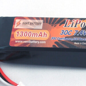 7.4V 1300mAh 30C soft case Lipo Batery-0