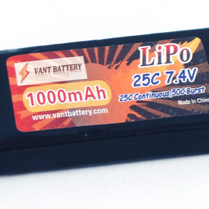 7.4V 1000mAh 25C soft case Lipo Batery-0