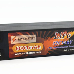 14.8V 6500mAh 75C hard case LIPO battery with T plugs-0