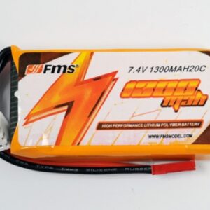 7.4V 1300mAh Li-Po Battery for FMS 4 CH Easy Trainer 1280 RC Trainer Airplane-0