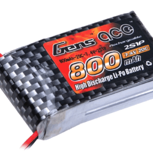 GENS ACE LIPO 800mAh 20C 7.4V lipo battery pack-0