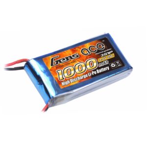 Gens ace 1000mAh 7.4V 25C 2S1P Lipo Battery Pack-0