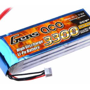 Gens ace 3300mAh 11.1V 25C 3S1P Lipo Battery Pack-0