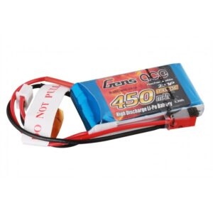 Gens ace 450mAh 7.4V 25C 2S1P Lipo Battery Pack-0