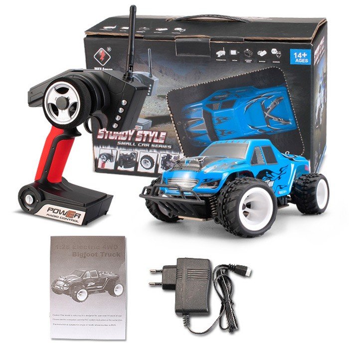 WLtoys P929 1/28 2.4G RTR Electric 4WD Brushed Monster Truck