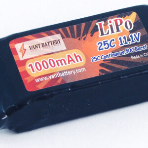 11.1V 3S 1000mAh 25C soft case battery with JST Connector-0