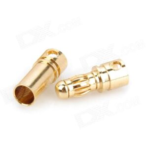 3.5MM Gold Plated Connector Male and Female-0