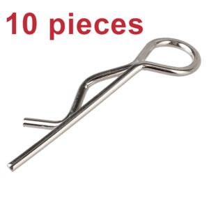 Silver Micro Body Clips Pins For 1/18 Scale WLtoys A959 A949 A969 A979 K929 RC Car Spare Parts-0