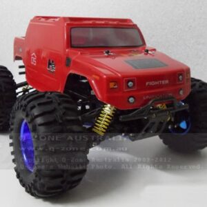 HL3851-6 1:10 Monster Truck Brushless version with HUMMER Red bodyshell - Ready to Run-0