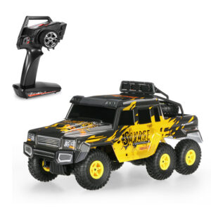 WLtoys 18629 1:18 6WD RC Climbing Car - RTR - YELLOW AND BLACK-0