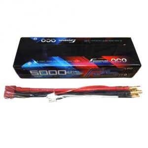 Gens ace 5000mAh 2S1P HardCase 100C 7.4V Lipo Battery Pack for Rc Cars Racing Series-0