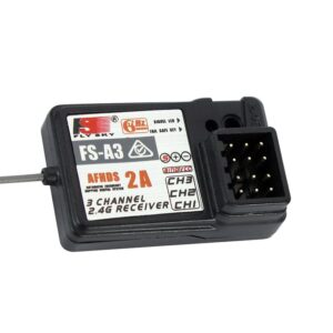 Flysky FS-A3 3 Channel 3CH Receiver Compatible for Fly Sky Transmitter Remote Controller GT2E GT2G GT2F RC Car Boat-0