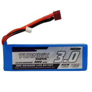 Turnigy 3000mAh 2S 40C Lipo Pack w/Dean Connector-0